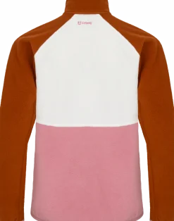 Urberg Colour Block Fleece Sweater Jr Fox Glove