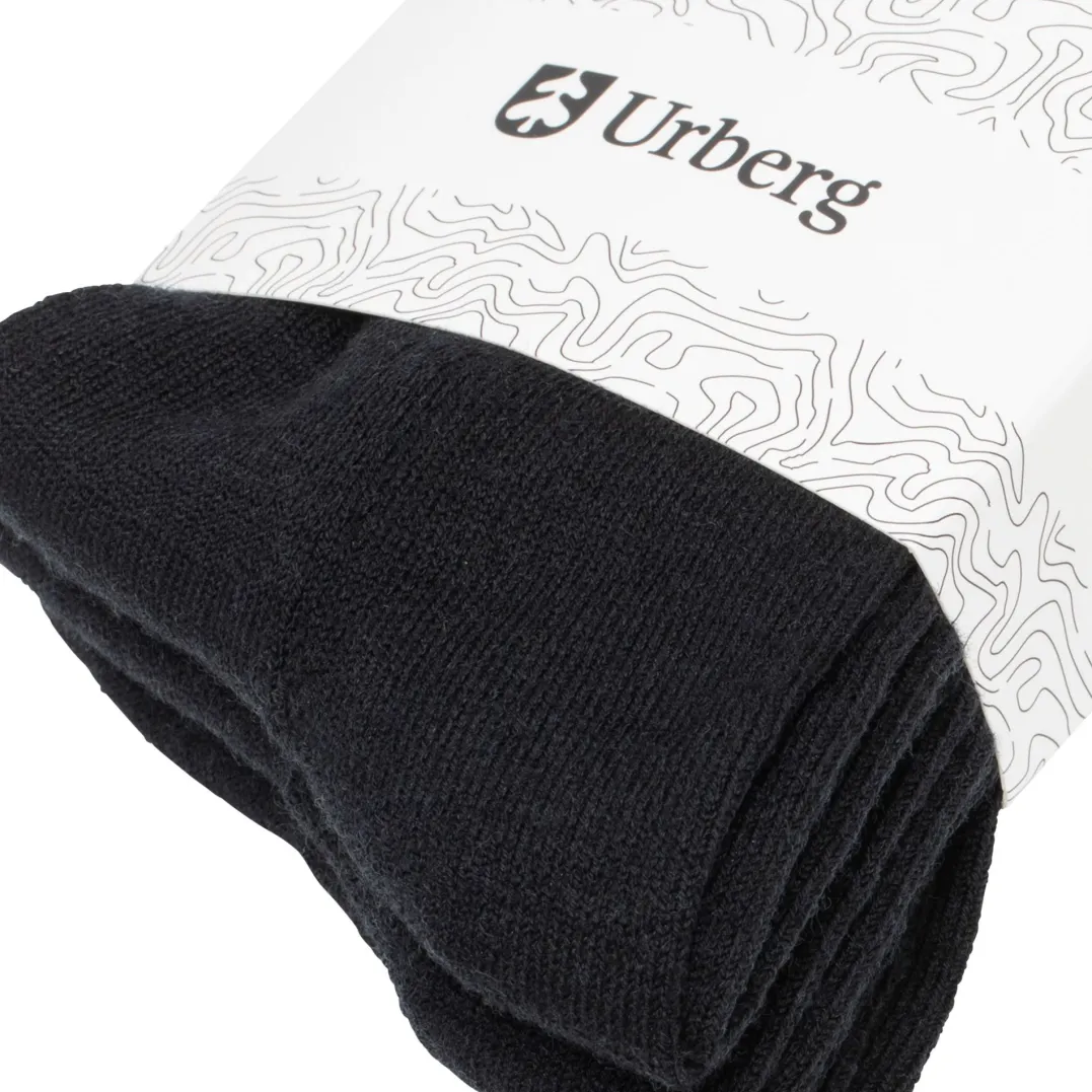 Urberg Every Day Merino Wool Sock 3p Adult Black Beauty