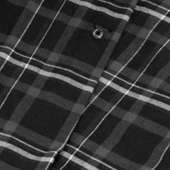 Urberg Flannel Ls W Strap Shirt Wmn Black Beauty