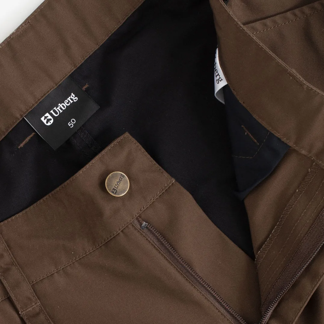 Urberg Hiking Rugged Pants Men Dark Brown