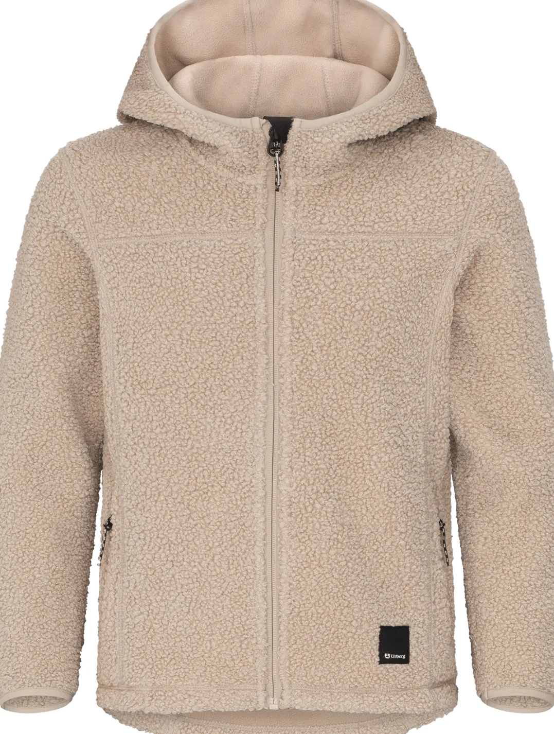 Urberg Juniors' Pile Hoodie Humus