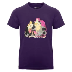 Urberg Juniors' Printed Tree Tee Grape