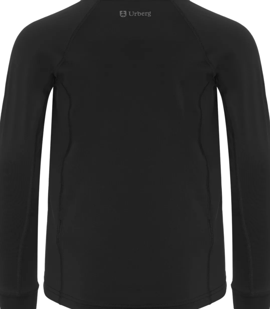 Urberg Junior's Soft Base Layer Top Black Beauty