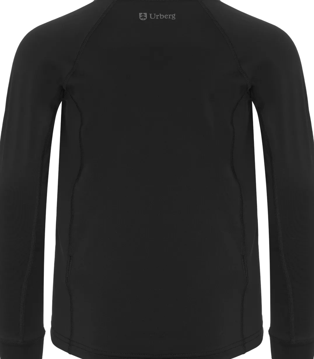 Urberg Junior's Soft Base Layer Top Black Beauty