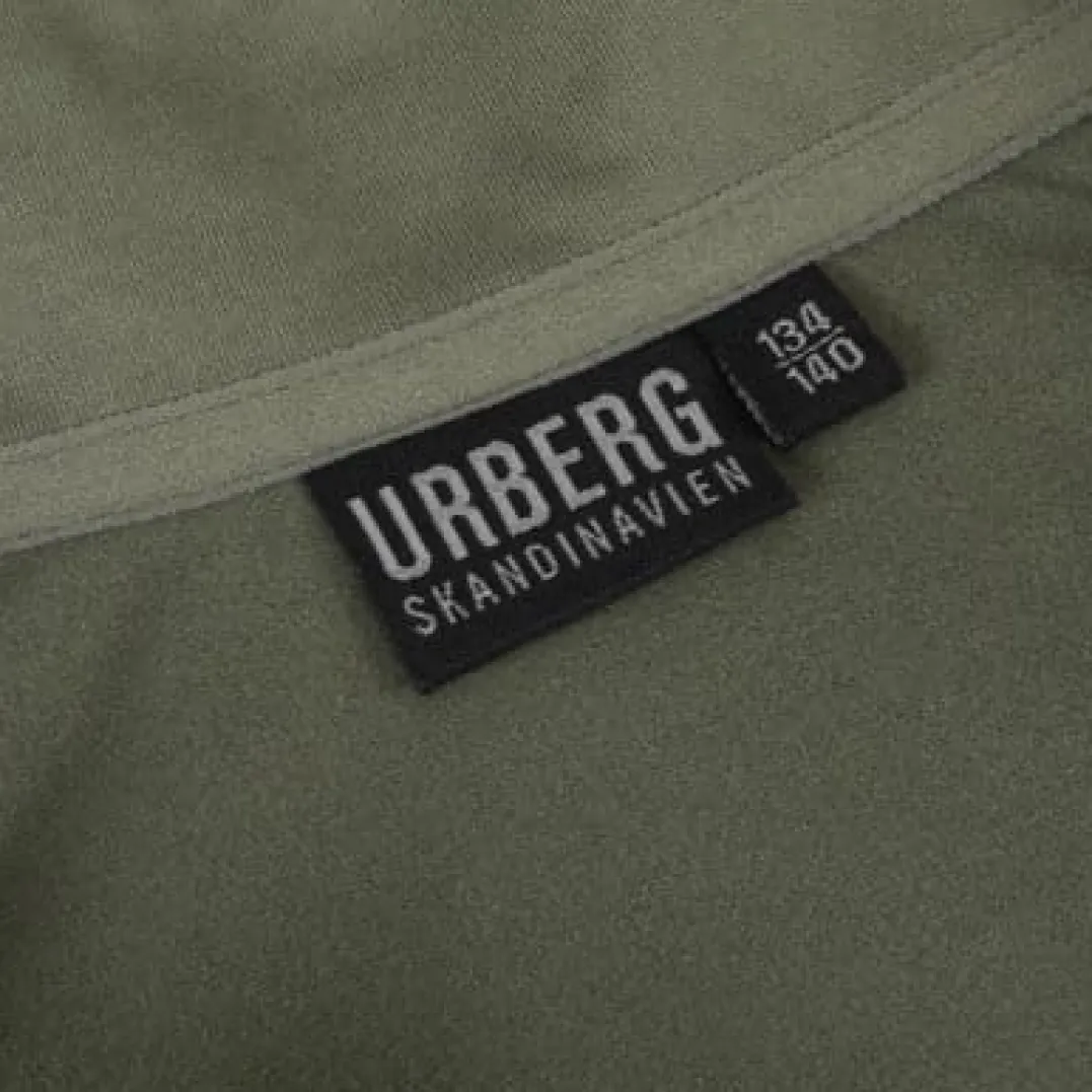 Urberg Juniors' Stavik Fleece Deep Lichen Green