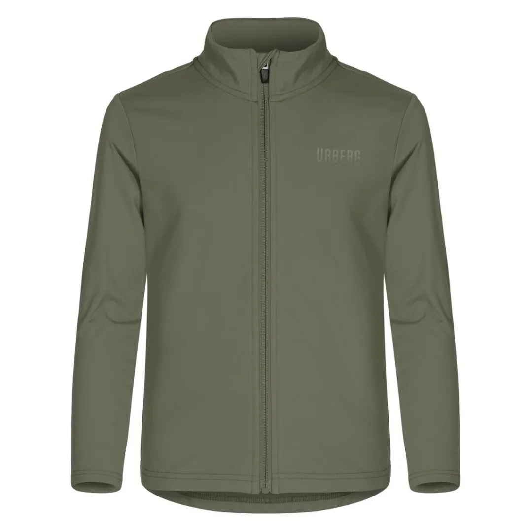Urberg Juniors' Stavik Fleece Deep Lichen Green