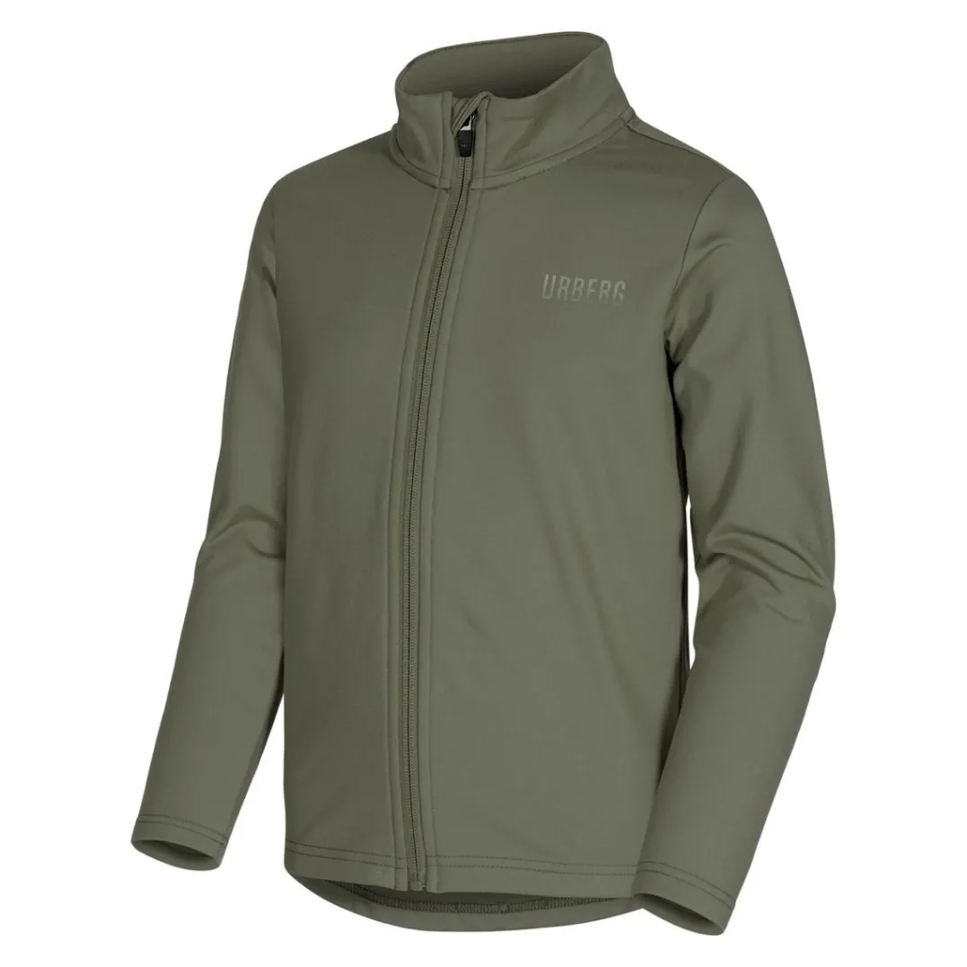 Urberg Juniors' Stavik Fleece Deep Lichen Green