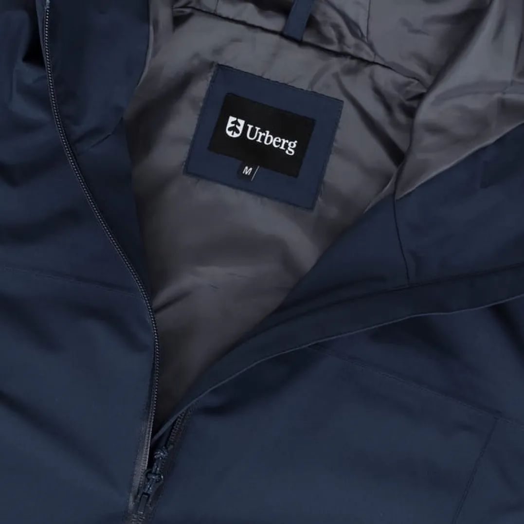 Urberg 2l Everyday Rain Jacket Men Blue Nights