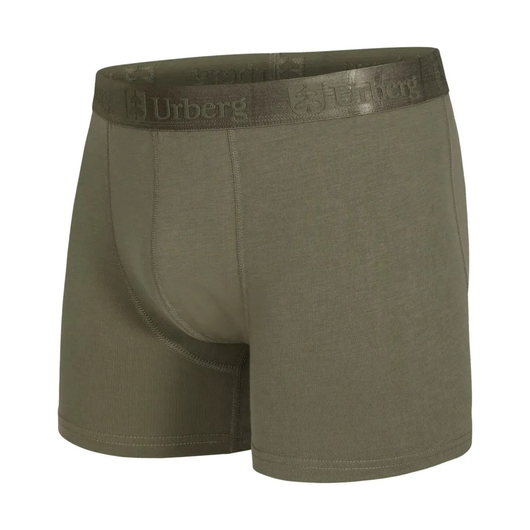 Urberg Men's Bamboo Boxers 7-Pack Black/Green