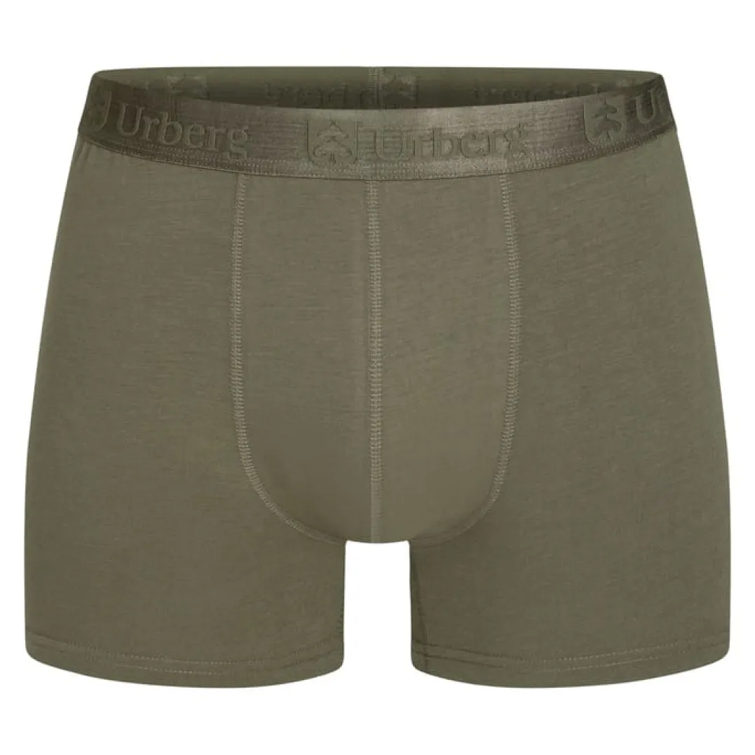 Urberg Men's Bamboo Boxers 7-Pack Black/Green