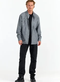 Urberg Men's Hemp LS Shirt Midnight Navy