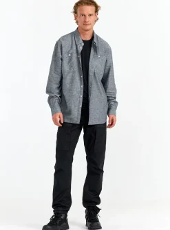 Urberg Men's Hemp LS Shirt Midnight Navy