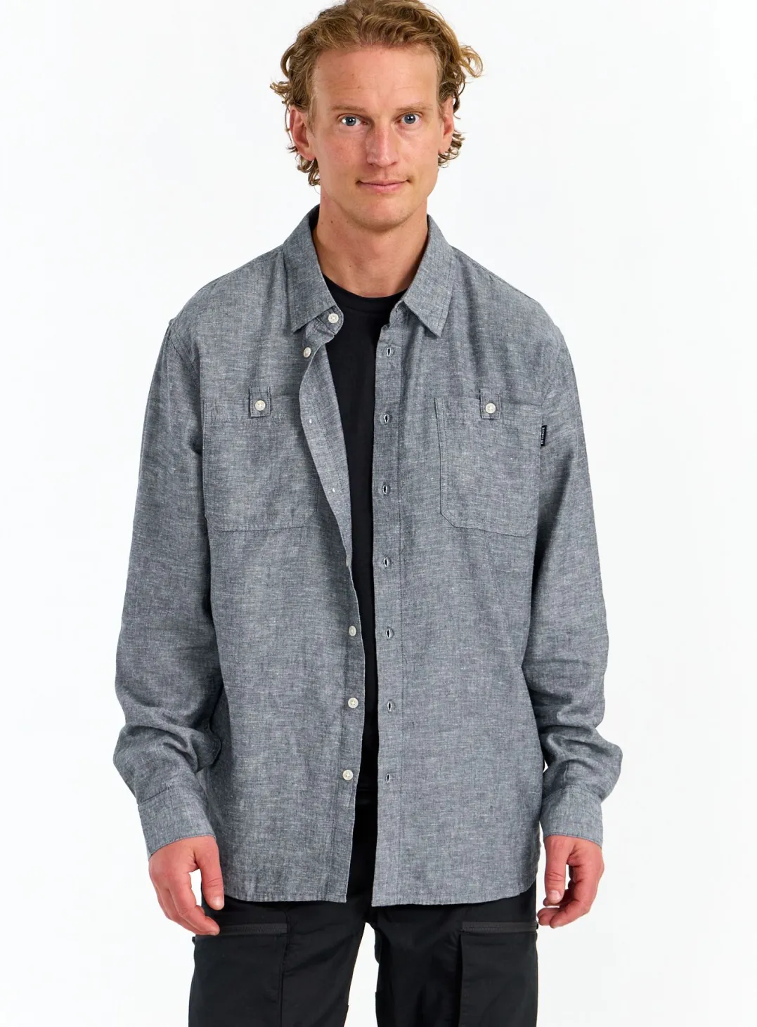 Urberg Men's Hemp LS Shirt Satellite