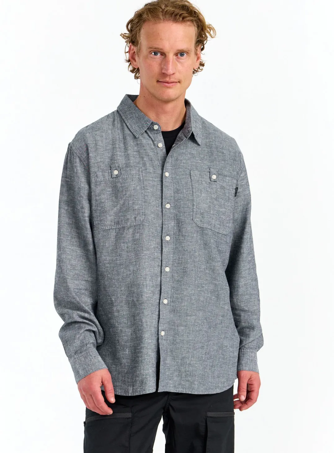 Urberg Men's Hemp LS Shirt Satellite