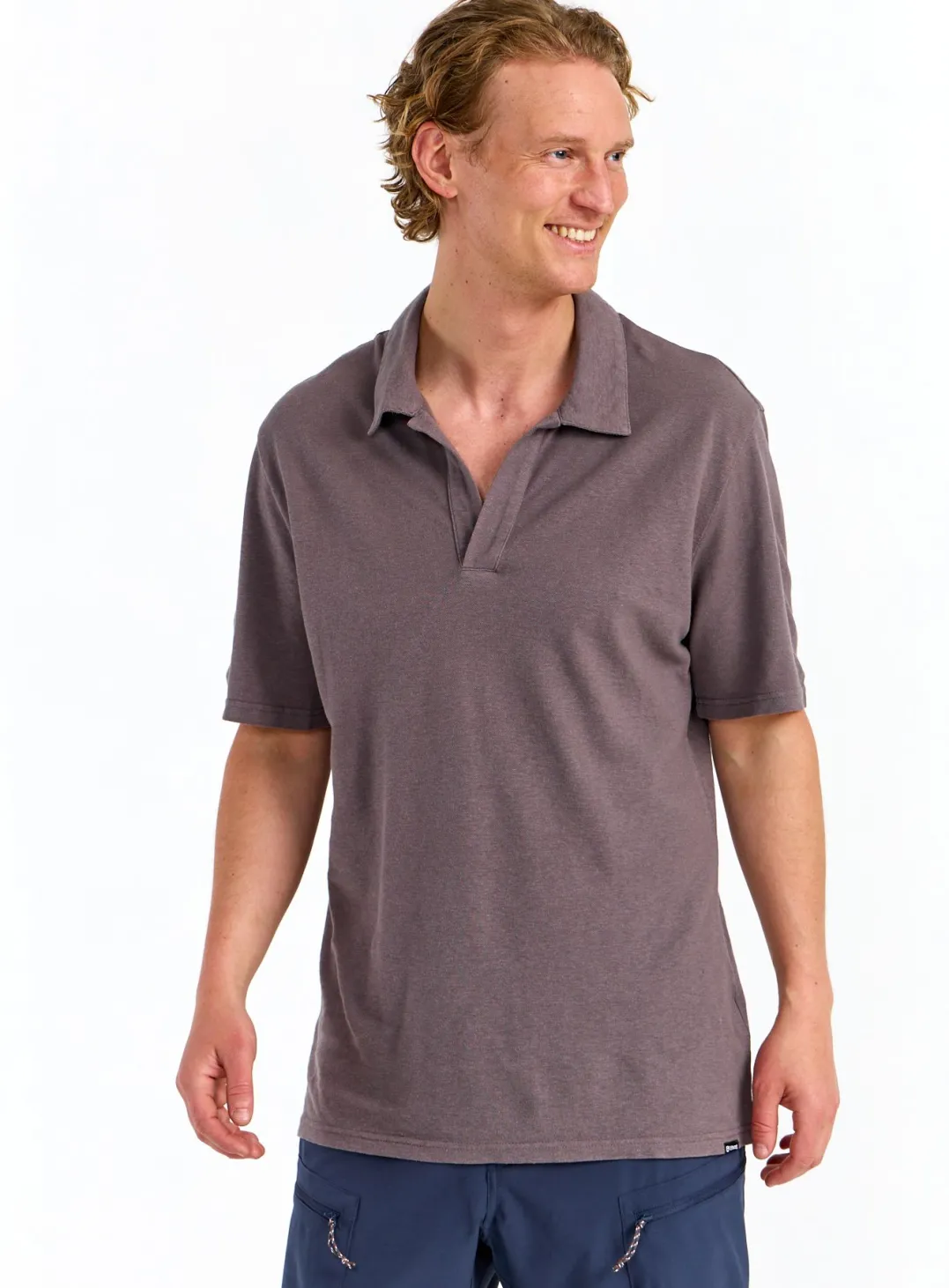 Urberg Men's Hemp Polo Tee Black Beauty