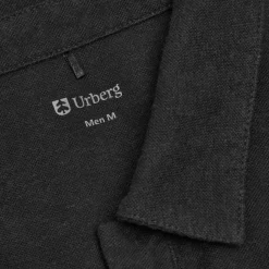 Urberg Men's Hemp Polo Tee Black Beauty