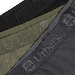 Urberg Men's Isane 3-pack Bamboo Boxers Grey/Black/Green