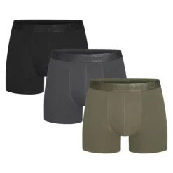 Urberg Men's Isane 3-pack Bamboo Boxers Grey/Black/Green