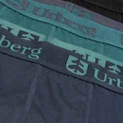 Urberg Men's Isane 3-pack Bamboo Boxers Black/Blue/Green