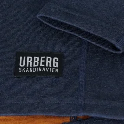 Urberg Men's Merino-Bamboo Base Layer Zip Top Dark Navy
