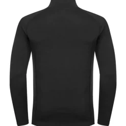 Urberg Men's Merino-Bamboo Base Layer Zip Top Black Beauty