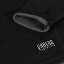 Urberg Men's Merino-Bamboo Base Layer Zip Top Black Beauty