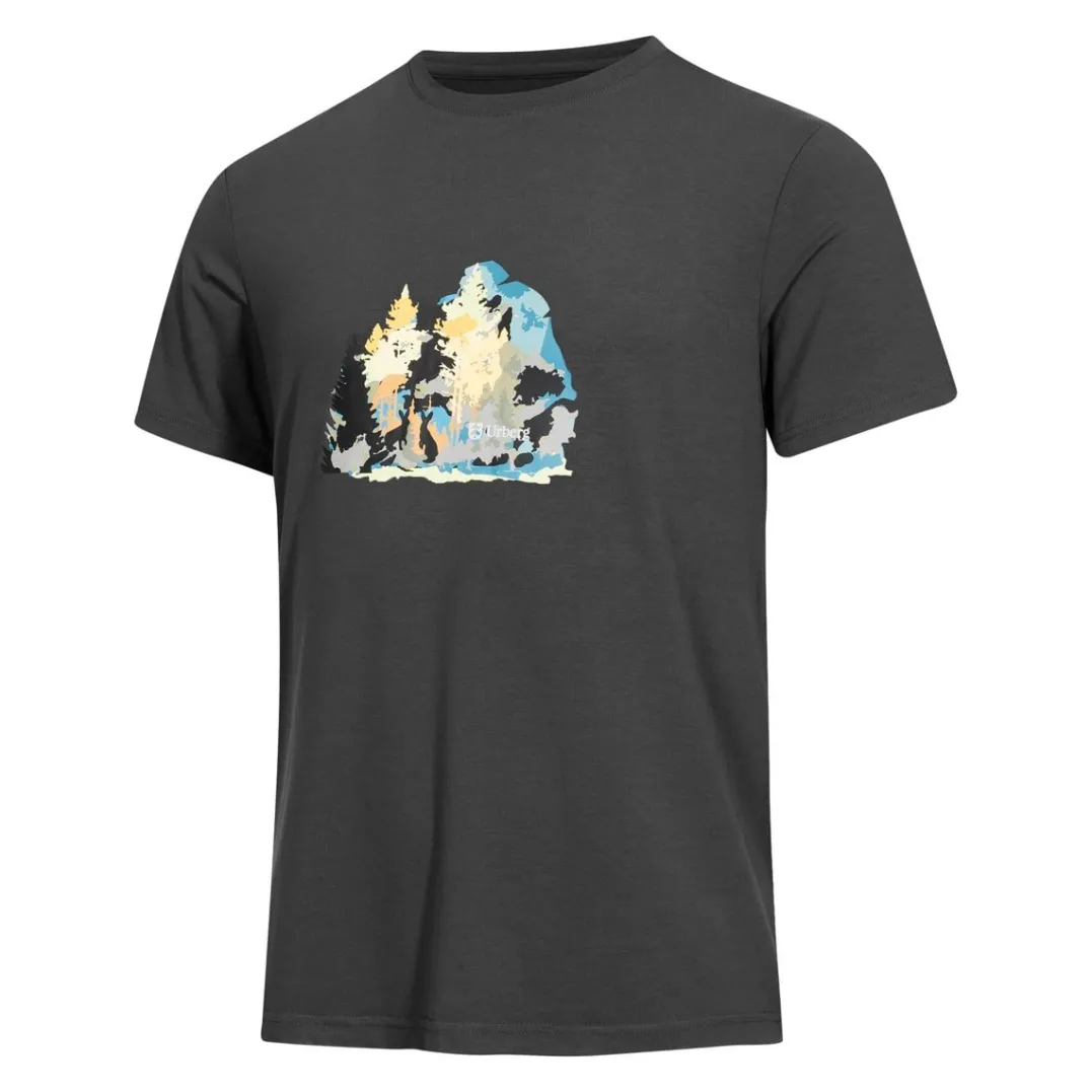 Urberg Men's Printed Tree Tee Phantom/forest