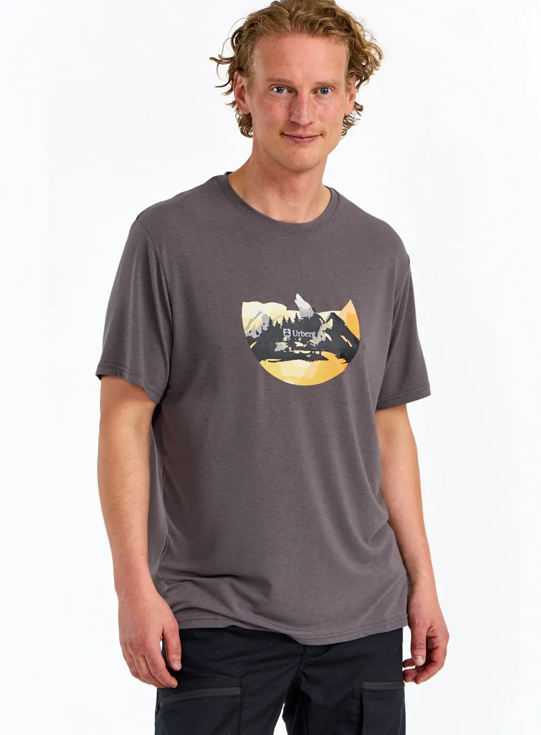 Urberg Men's Printed Tree Tee Phantom/forest