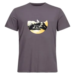Urberg Men's Printed Tree Tee Plum Kitten/mountain