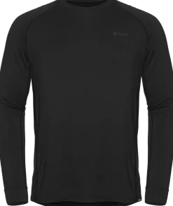 Urberg Men's Solid Tree Base Layer Top Black Beauty