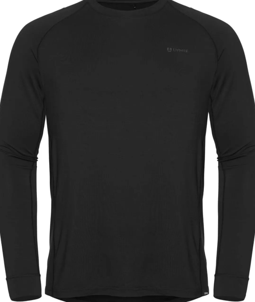 Urberg Men's Solid Tree Base Layer Top Black Beauty