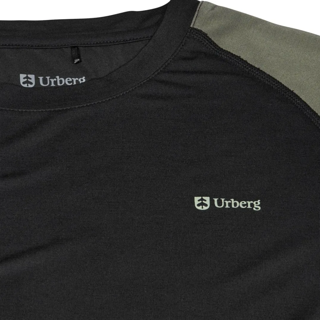 Urberg Men's Tree Base Layer Top Black Beauty