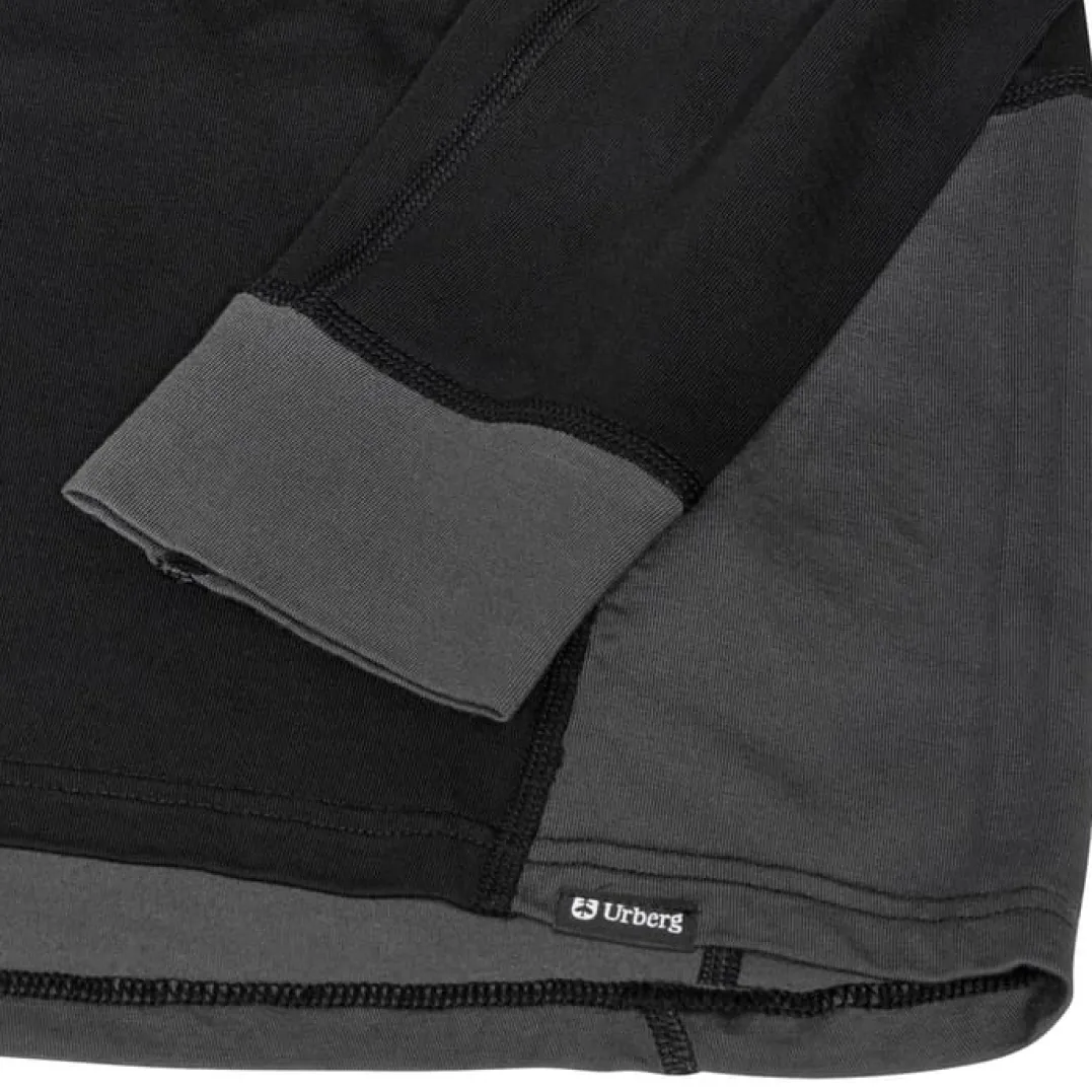 Urberg Men's Tree Base Layer Top Black Beauty