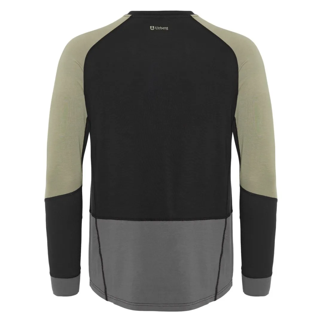 Urberg Men's Tree Base Layer Top Black Beauty