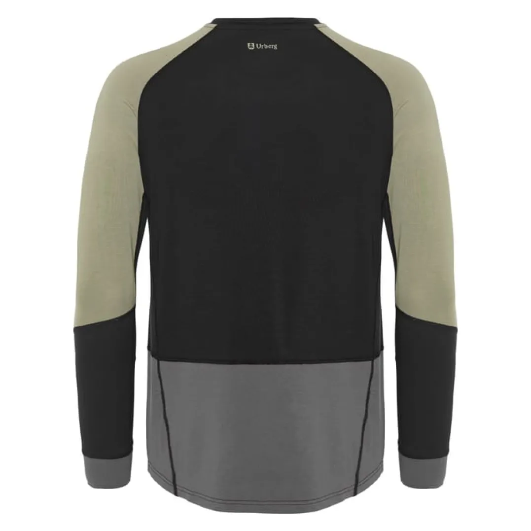 Urberg Men's Tree Base Layer Top Black Beauty