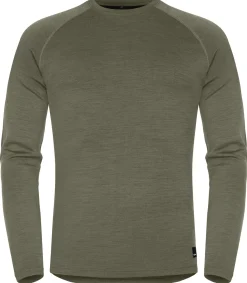 Urberg Merino-Bamboo Base Layer Top Men Deep Lichen Green