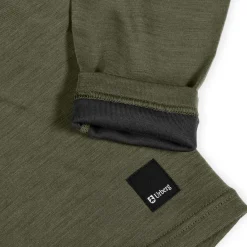 Urberg Merino-Bamboo Base Layer Top Men Deep Lichen Green