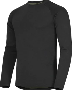 Urberg Merino-Bamboo Base Layer Top Men Black/Green