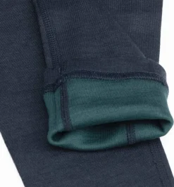 Urberg Merino-Bamboo Base Layer Set Jr Blue Nights/Mediterranea