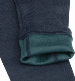 Urberg Merino-Bamboo Base Layer Set Jr Blue Nights/Mediterranea