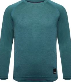 Urberg Merino-Bamboo Base Layer Set Jr Mediterranea/Blue Nights