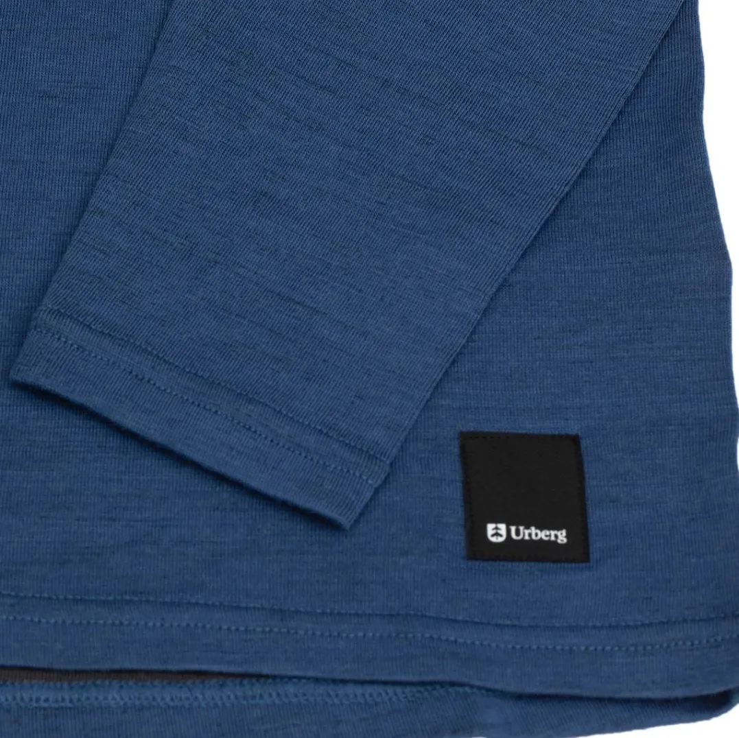 Urberg Merino-Bamboo Base Layer Top Men True Navy/Asphalt