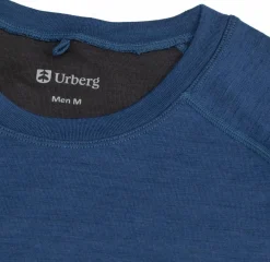 Urberg Merino-Bamboo Base Layer Top Men True Navy/Asphalt