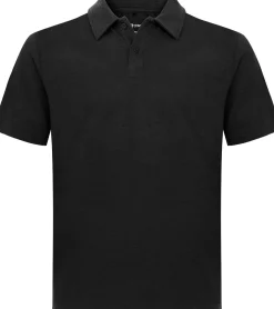 Urberg Merino Wool Polo Tee Men Black Beauty