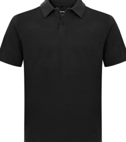 Urberg Merino Wool Polo Tee Men Black Beauty