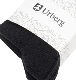 Urberg Merino Wool Ribb Sock 2p Jr Black Beauty