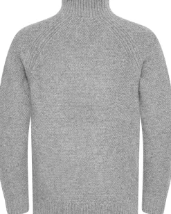Urberg Moss Knit Sweater Men Lt. Greymelange