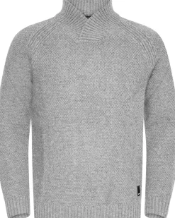 Urberg Moss Knit Sweater Men Lt. Greymelange