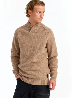 Urberg Moss Knit Sweater Men Lt. Greymelange