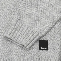 Urberg Moss Knit Sweater Men Lt. Greymelange